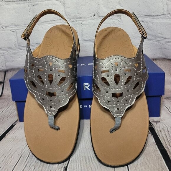 Rockport Ridge Womens Metallic Studded Flats - Picture 1 of 7